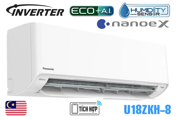 Điều Hòa Panasonic 18.000BTU 1 Chiều inverter U18ZKH-8